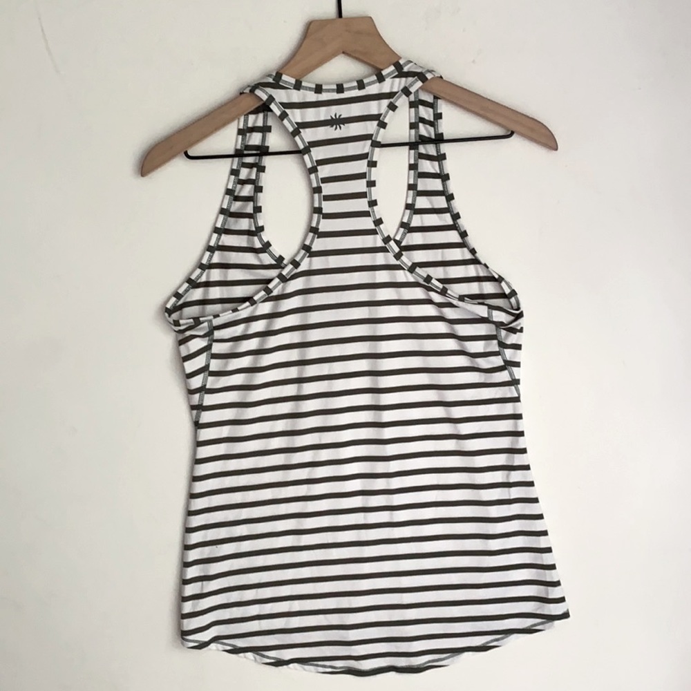 GREEN & WHITE‎ ATHLETA Women’s Chi Tank Top, Size S - Picture 9 of 9